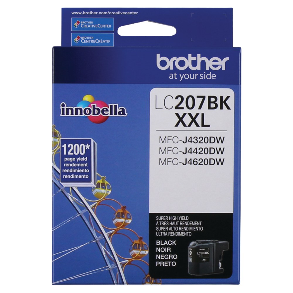 Brother LC207 Black Super-High-Yield Ink Cartridge, LC207BKS