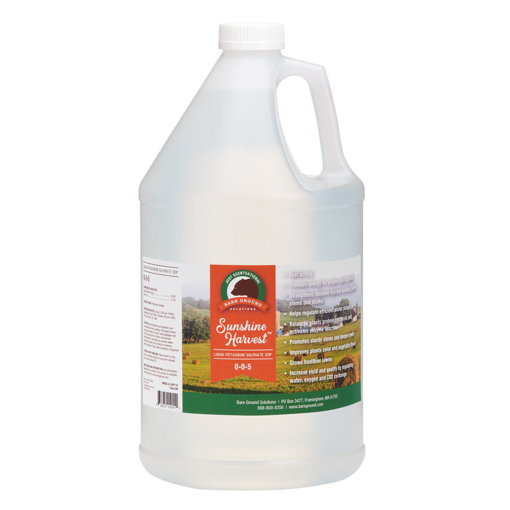 Just Scentsational Sunshine Harvest Liquid SOP Fertilizer, 1 Gallon