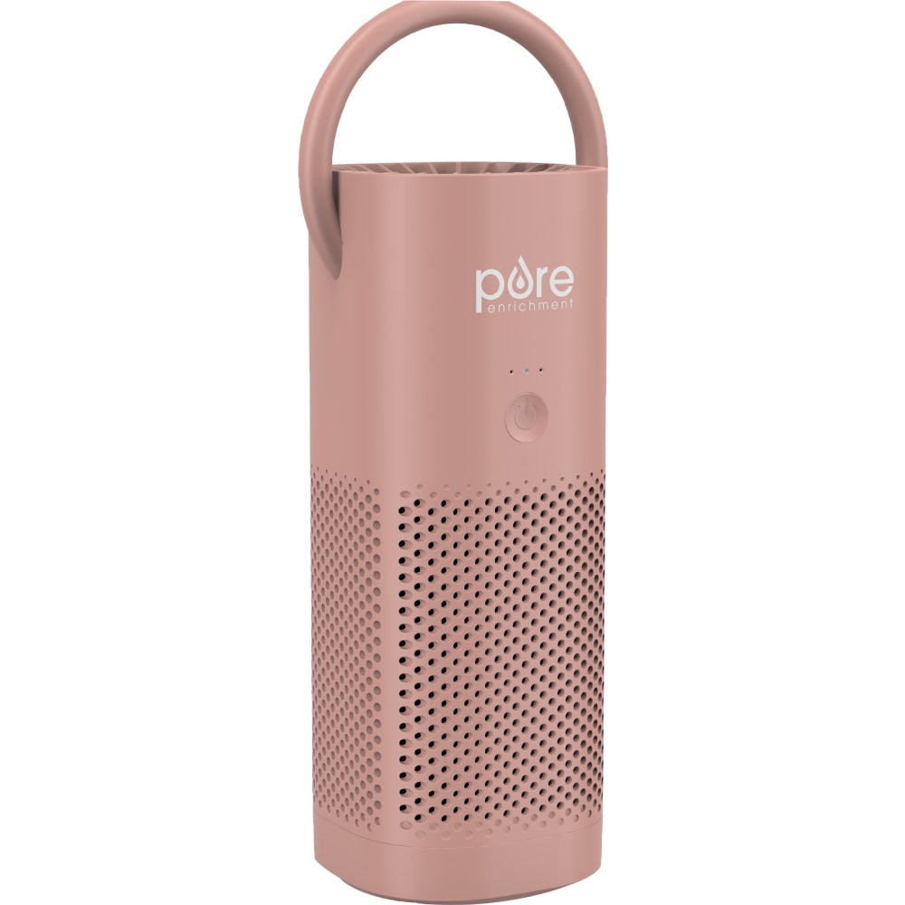 Pure Enrichment PureZone HEPA Mini Portable Air Purifier, 54 Sq. Ft. Coverage, Blush