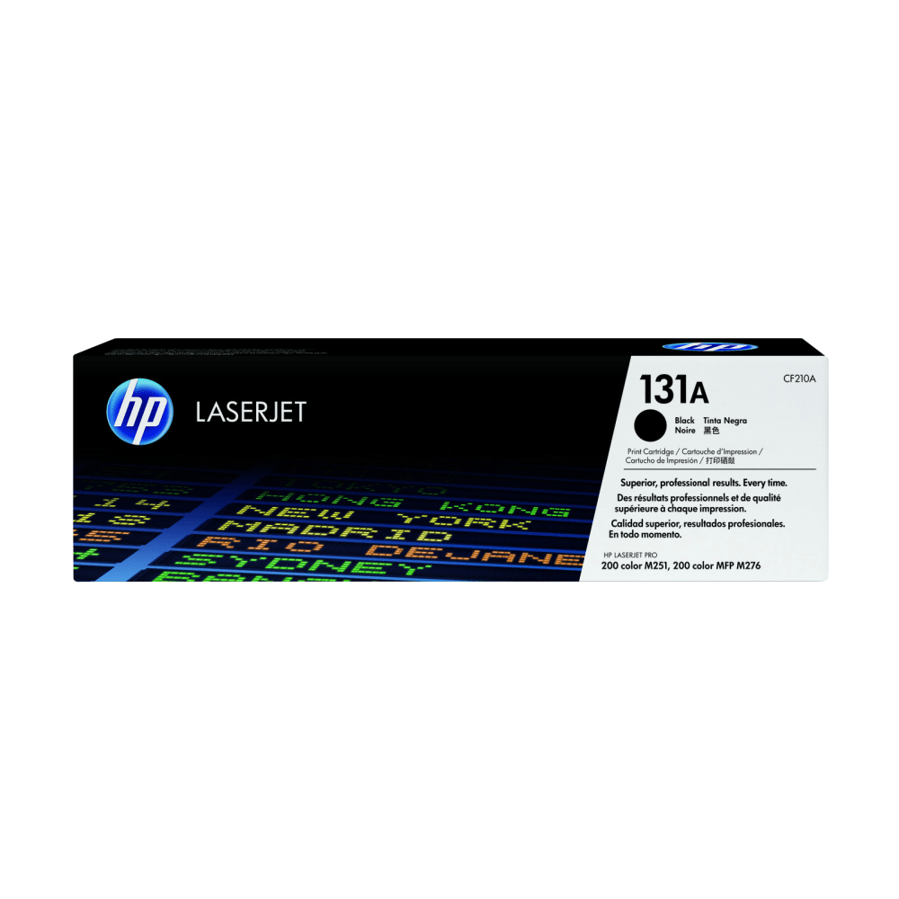 HP 131A Black Toner Cartridge, CF210A