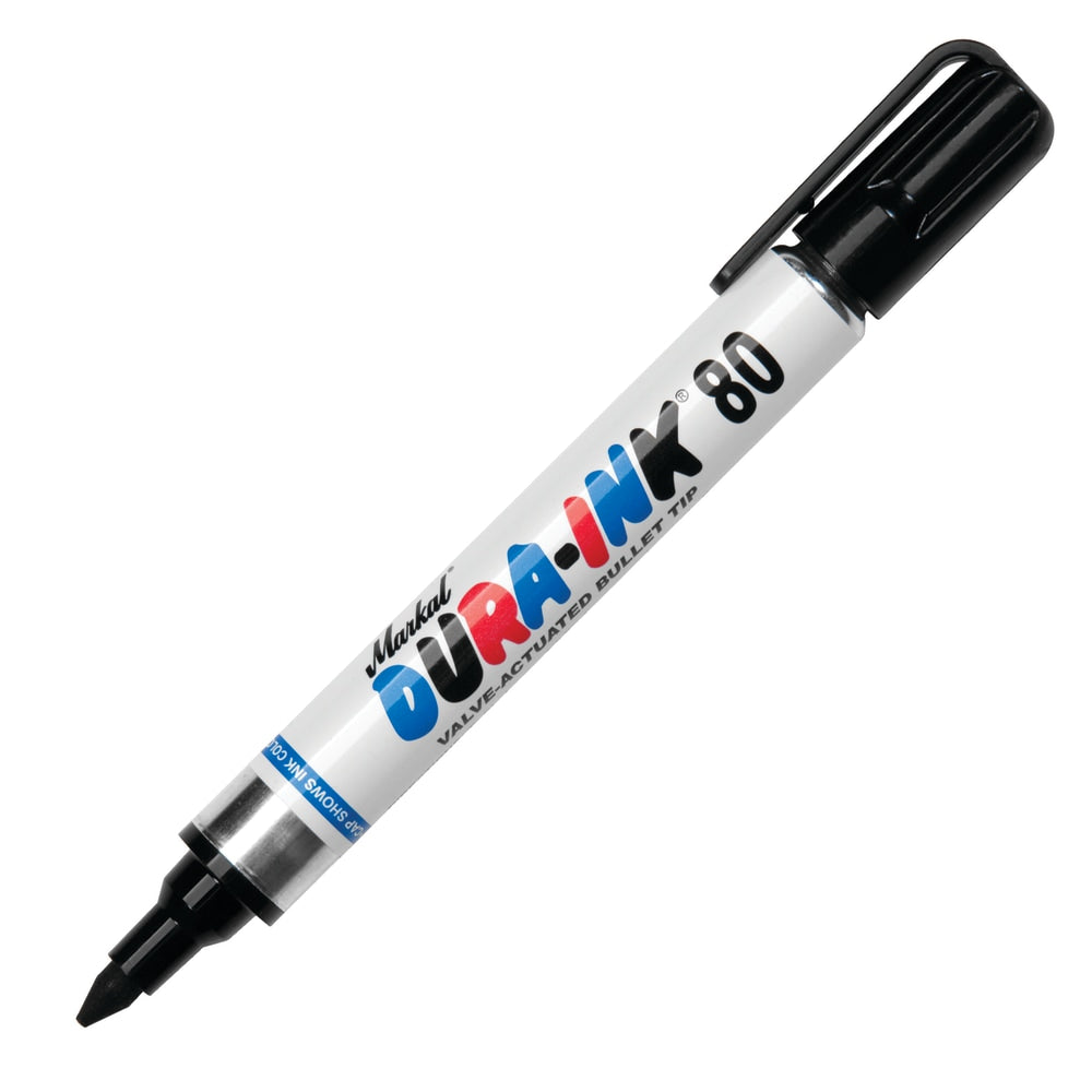 DURA-INK No. 80 Permanent Marker, Fine Point, Black