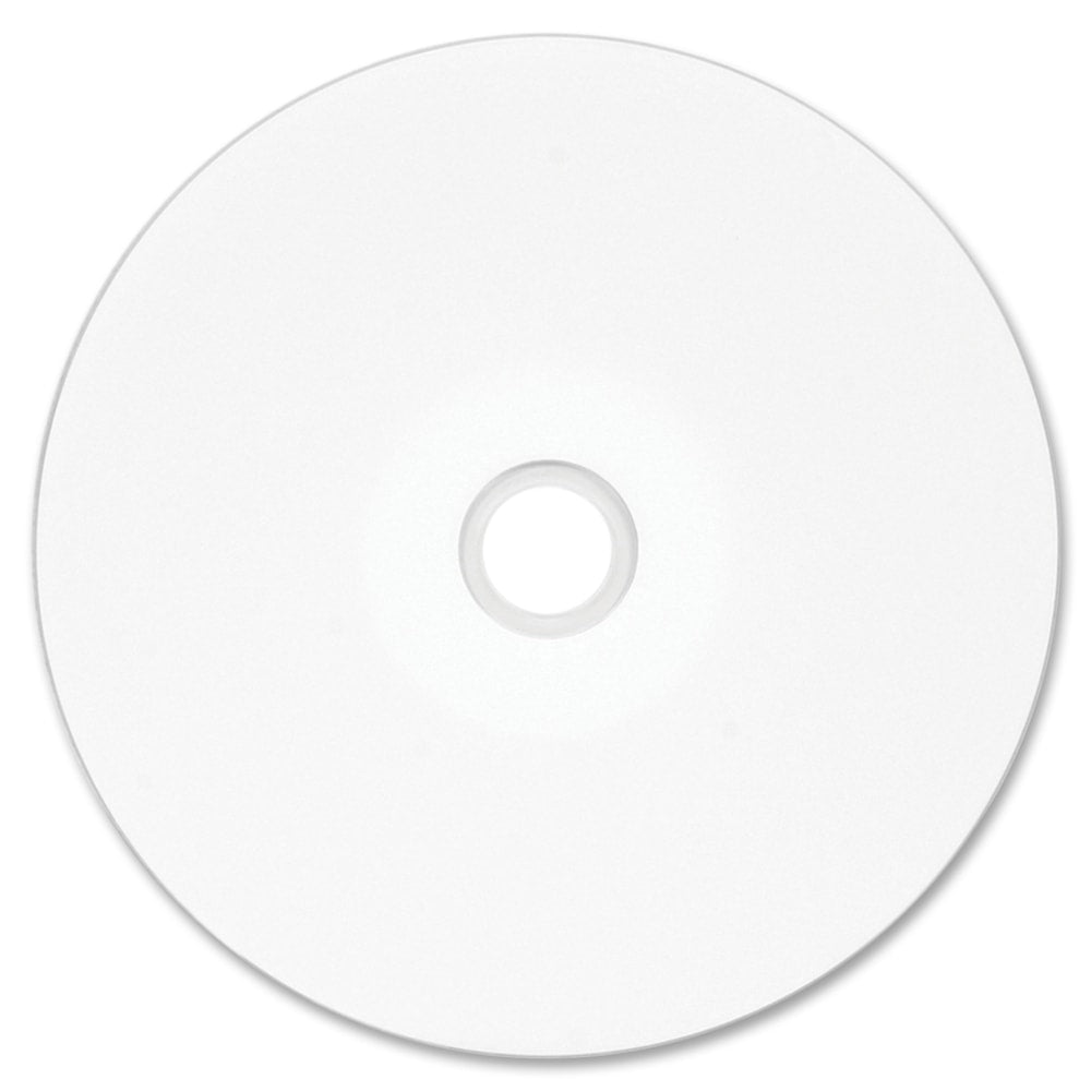 Verbatim Inkjet Printable DVD+R Discs, 4.7GB, 16x, Spindle, White, 50/Pack