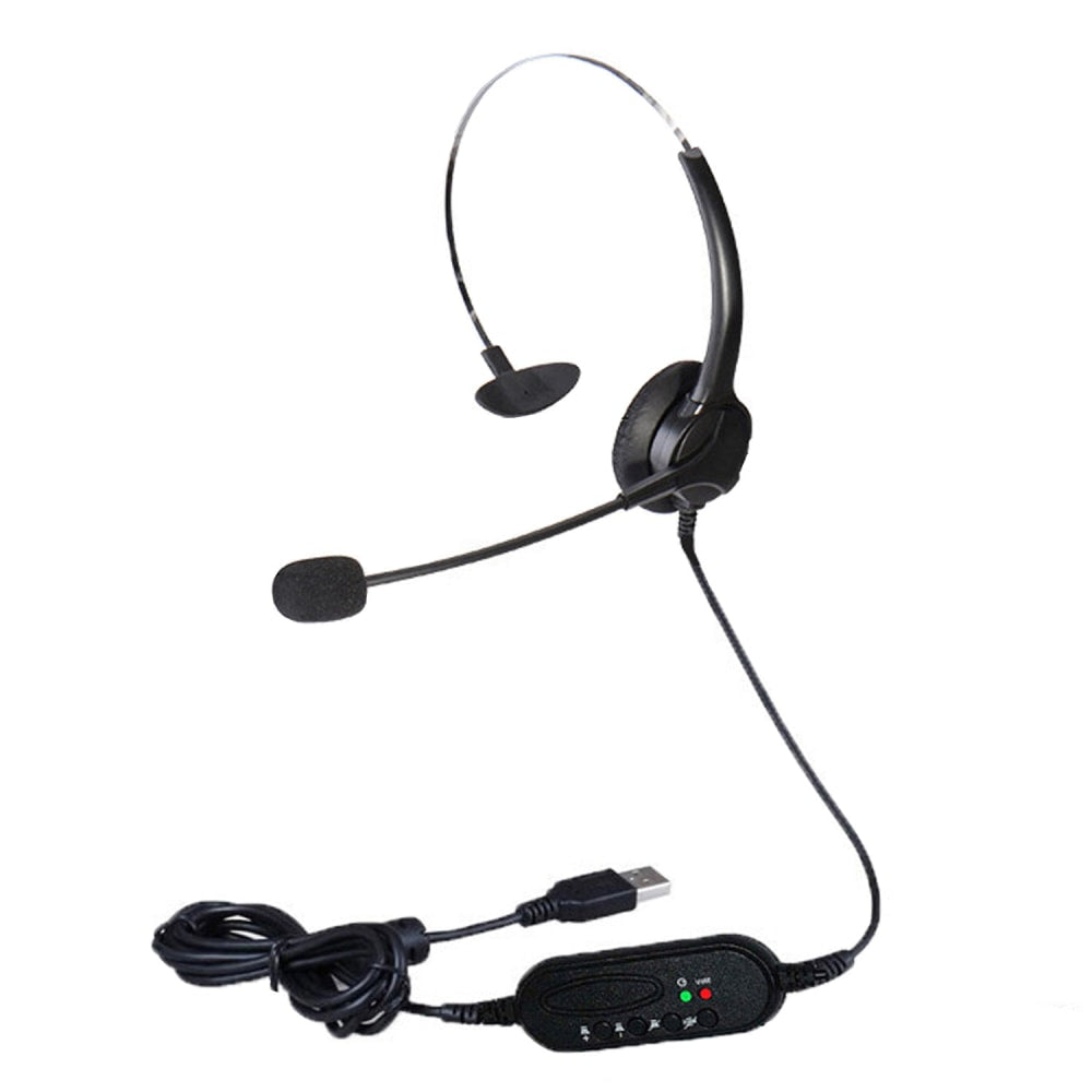 Centon On-Ear Monoaural Headset, Black, OB-ANK