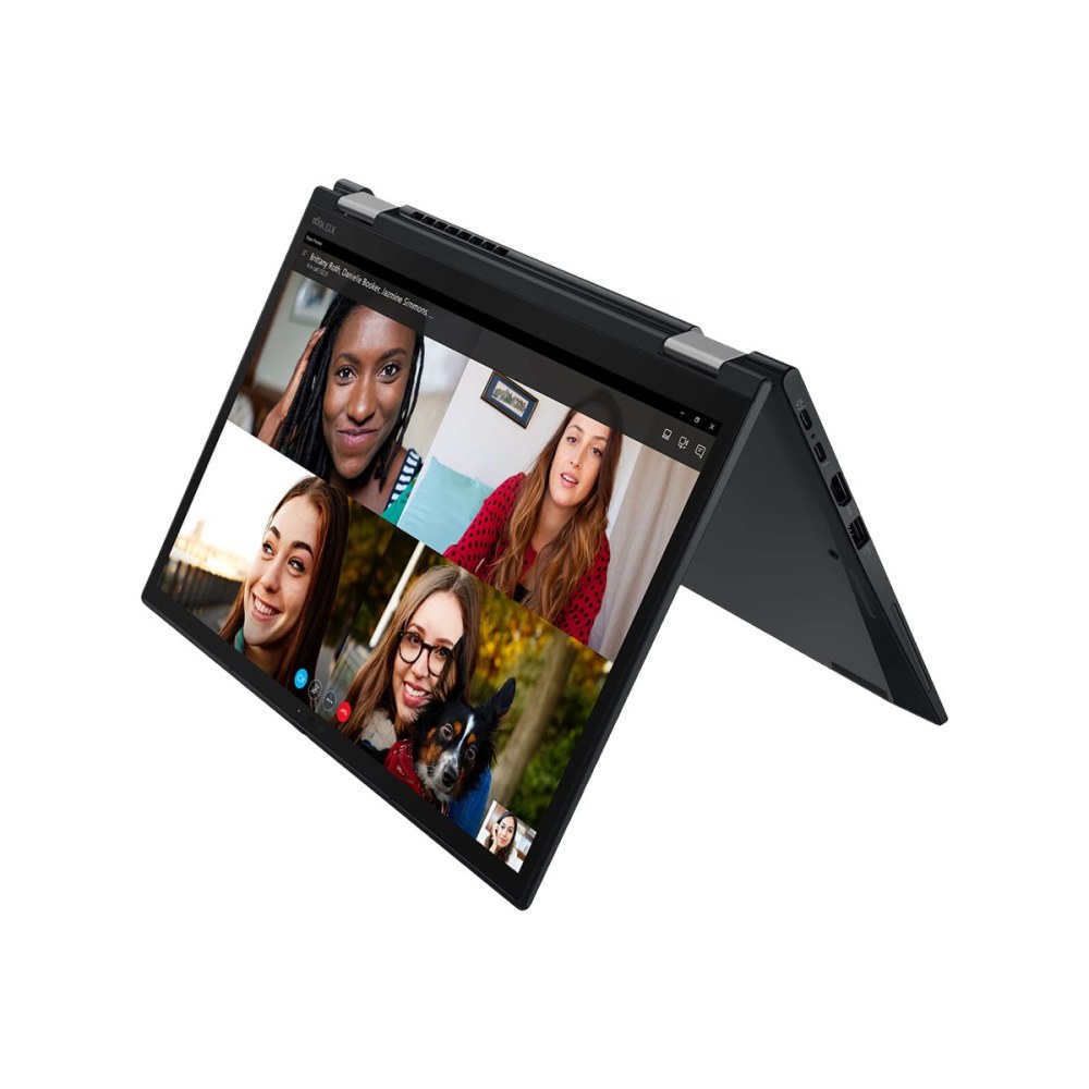 Lenovo ThinkPad X13 Yoga Gen 2 20W8002VUS 13.3in Touchscreen 2 in 1 Laptop - WUXGA - 1920 x 1200 - Intel Core i5 11th Gen i5-1145G7 Quad-core2.60 GHz - 8 GB  - 256 GB SSD - Black - Windows 10 Pro - Intel Iris Xe Graphics