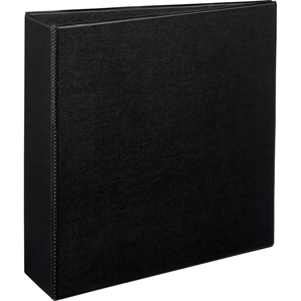 Avery Durable 3-Ring Binder With EZ-Turn Rings, 3in D-Rings, 45% Recycled, Black