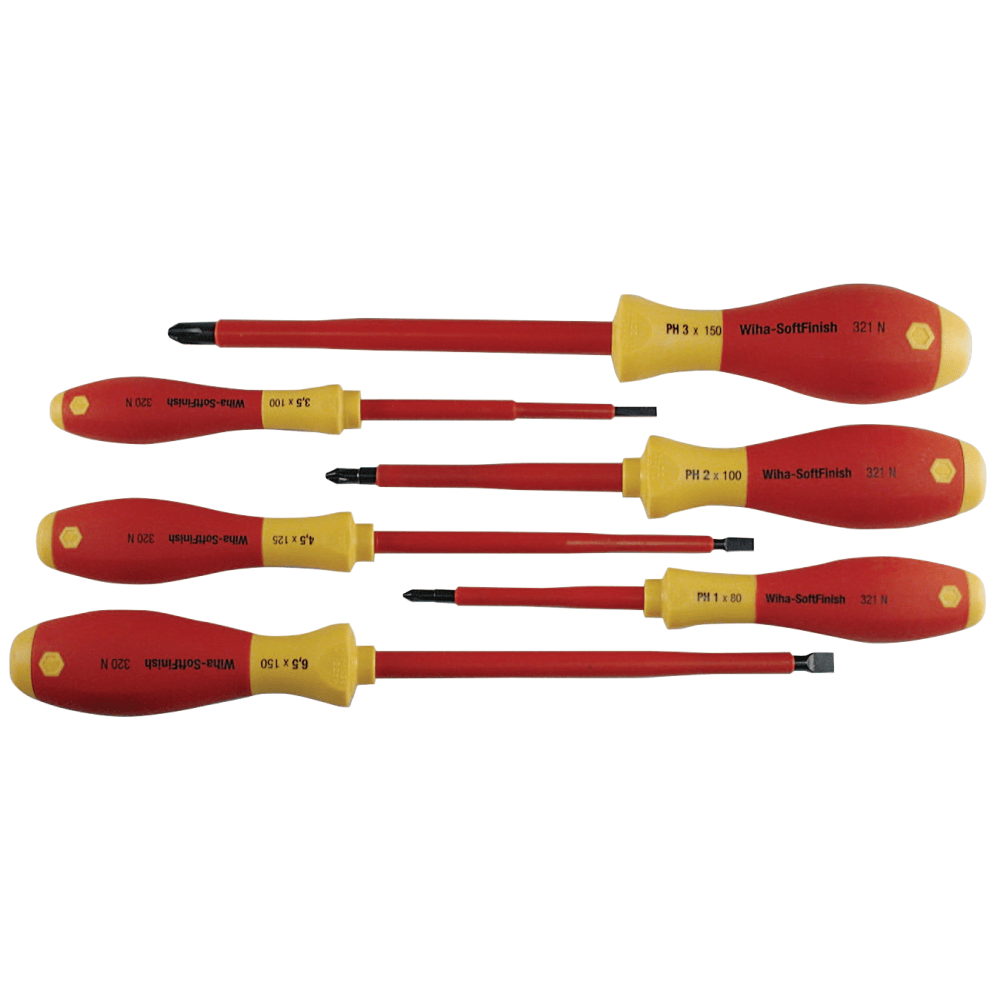 Insulated Tool Sets, Phillips; Slotted, Metric, 6 per set