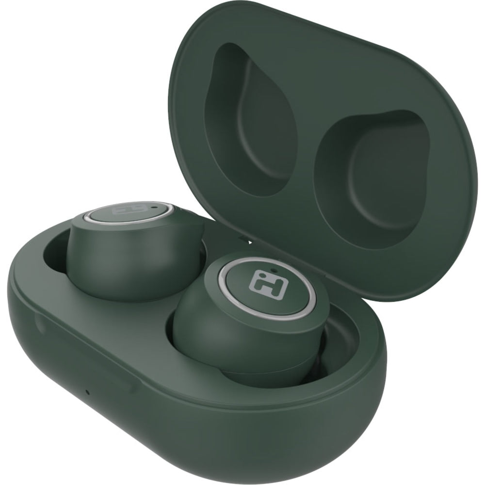 iHome XT-15 True Wireless Bluetooth In-Ear Earbuds, Green