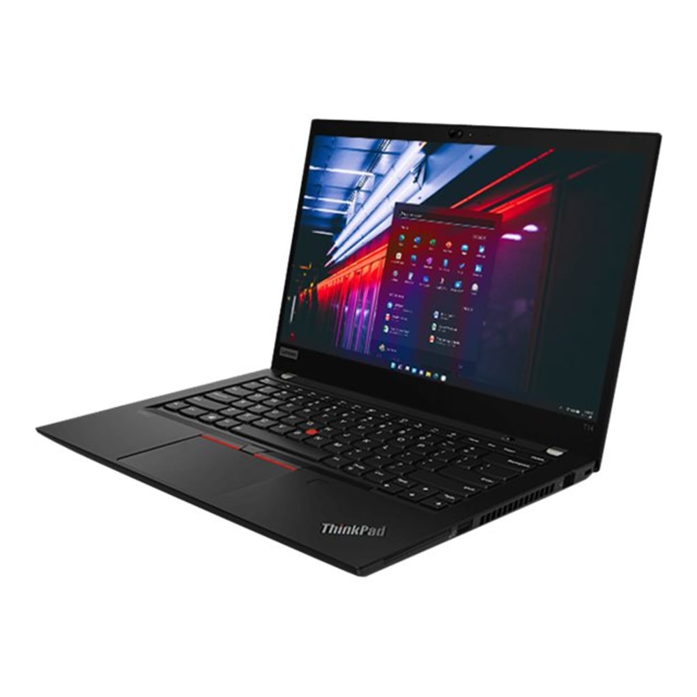 Lenovo ThinkPad T14 Gen 2 20W00027US 14in Notebook  - 1920 x 1080 - Intel Core i5 (11th Gen) i5-1145G7 Quad-core 2.60 GHz - 8 GB RAM - 256 GB SSD - Black - Windows 10 Pro - Intel UHD Graphics