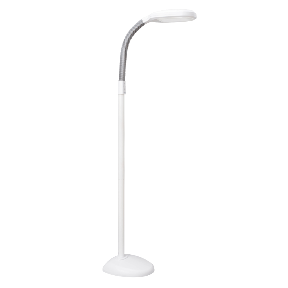 Verilux Smartlight LED Floor Lamp, 63inH, White