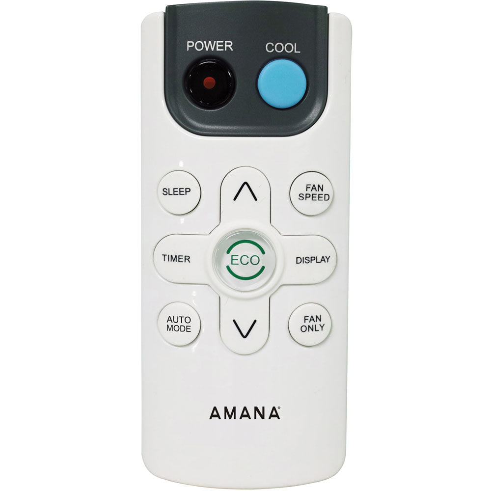 Amana Energy Star Window-Mounted Air Conditioner With Remote, 12,000 Btu, 14 3/4inH x 21 1/2inW x 19 13/16inD, White