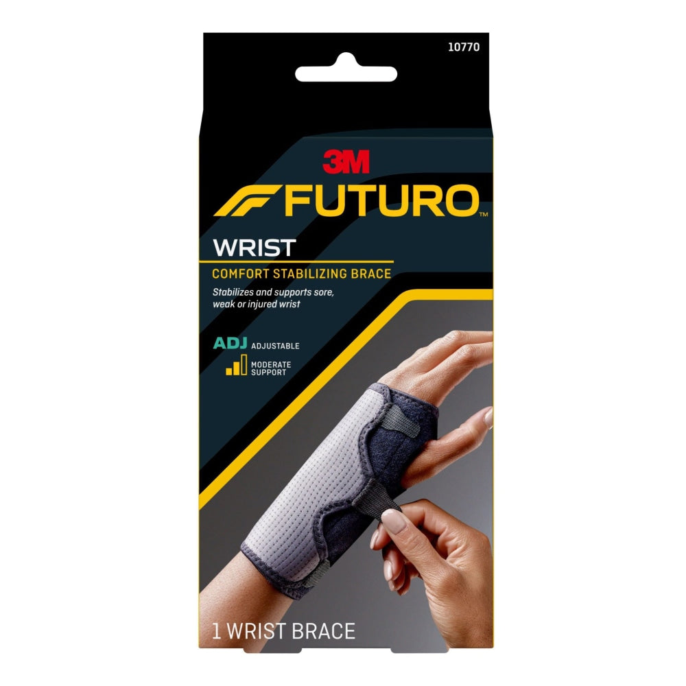 FUTURO Reversible Splint Wrist Brace, 5.5in, Black