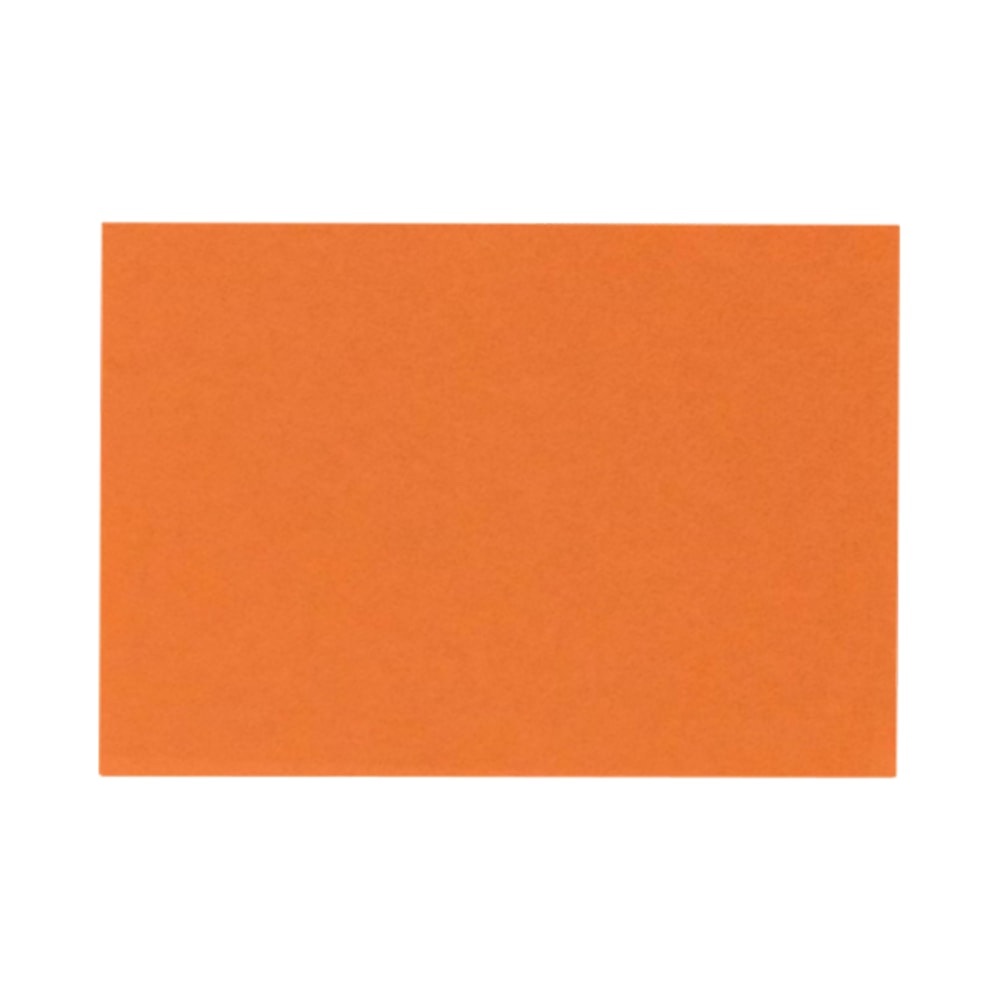 LUX Flat Cards, A6, 4 5/8in x 6 1/4in, Mandarin Orange, Pack Of 250