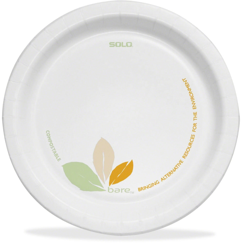 Solo Cup Bare Heavyweight Paper Plates Perfect Pak, 6in, Pack Of 500