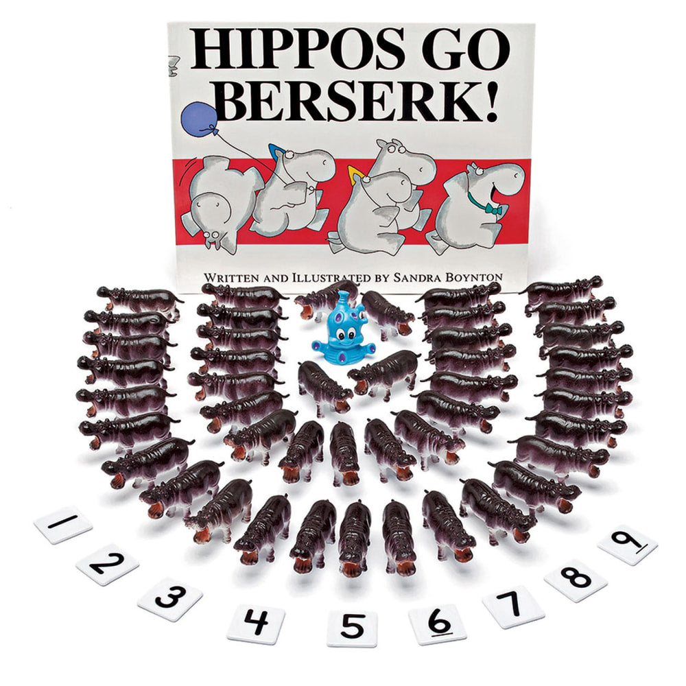 Primary Concepts 3D Storybooks, Hippos Go Berserk, Set Of 2 Books