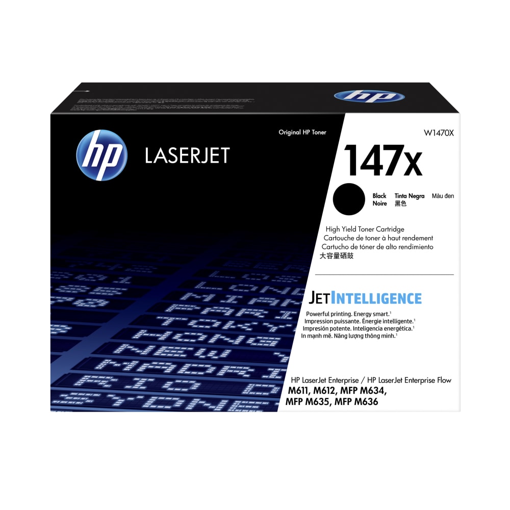 HP 147X Neverstop Black High Yield Toner Cartridge, W1470X