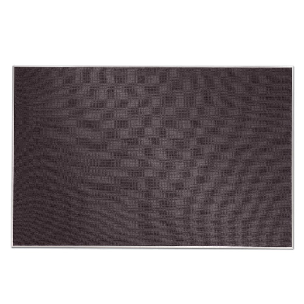 Quartet Matrix Framed Bulletin Board, 48in x 31in, Aluminum Frame With Silver Finish