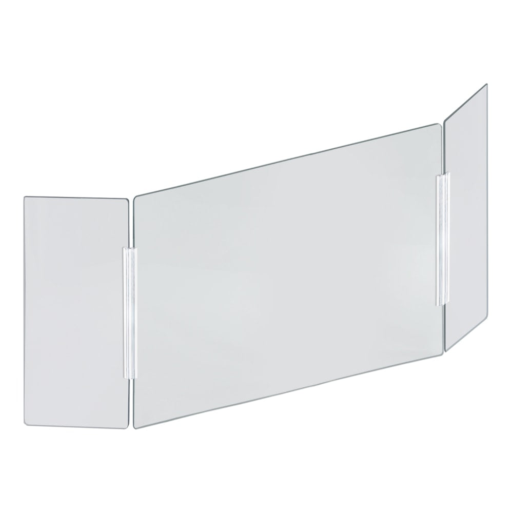 Azar Displays Cashier Shield, 62in x 30in, Clear