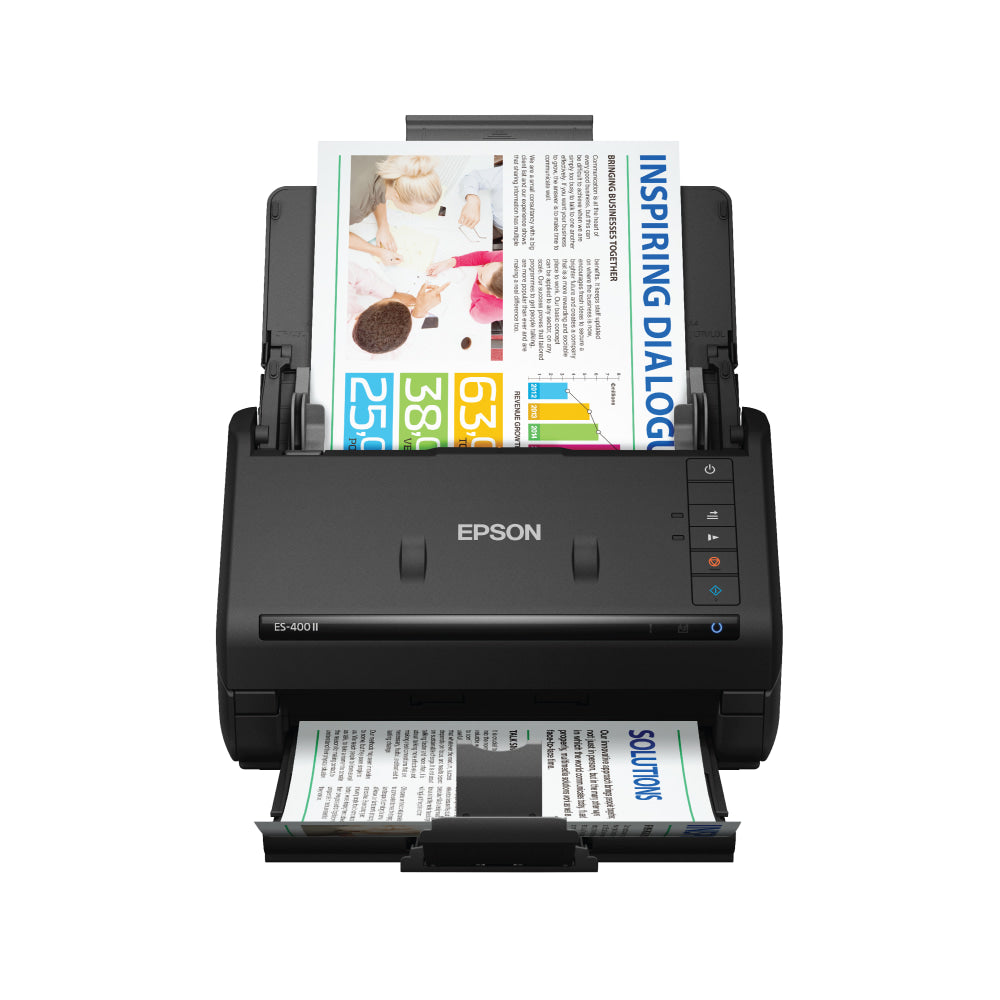 Epson WorkForce ES-400 II Duplex Desktop Color Document Scanner with Auto Document Feeder