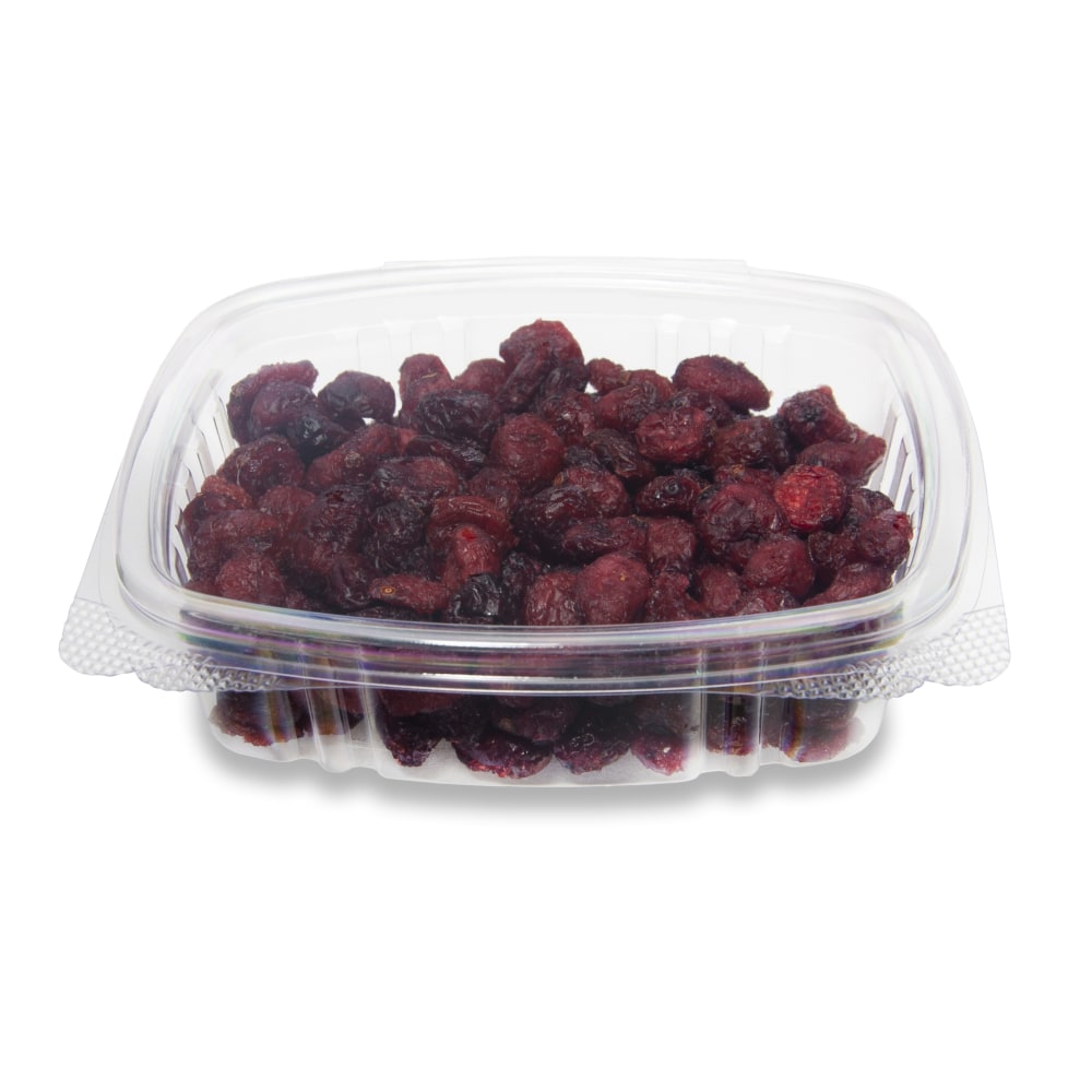 Stalk Market Compostable Hinged Deli Containers, 4in x 4.75in, 8 Oz, Clear, Pack Of 300