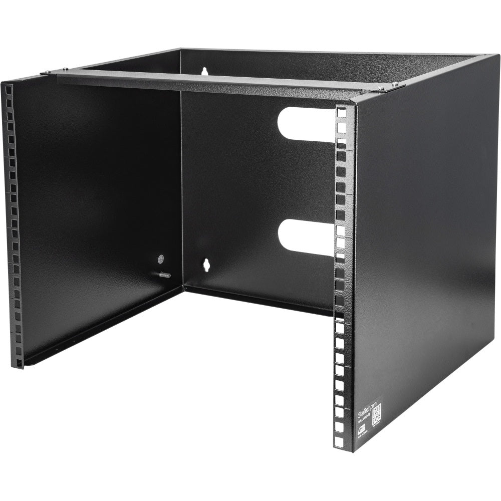 StarTech.com 8U 12in Deep Wallmounting Bracket for Patch Panel - Wallmount Bracket - Mount equipment that is up to 12 inches deep such as patch panels or network switches to your wall - 8U design - Works with shallow rack-mount equipment