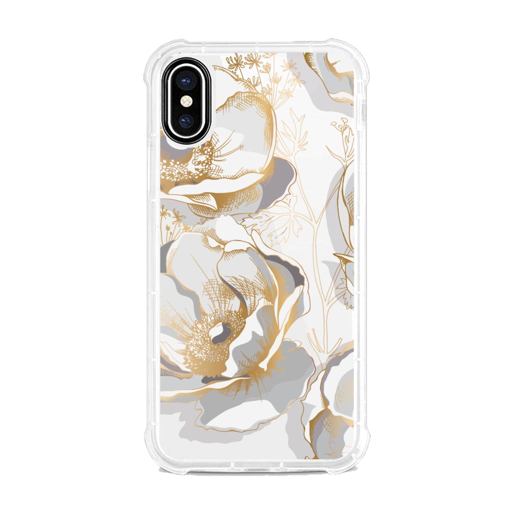 OTM Essentials Tough Edge Case For iPhone X/Xs, Water Lilies, OP-SP-Z118A