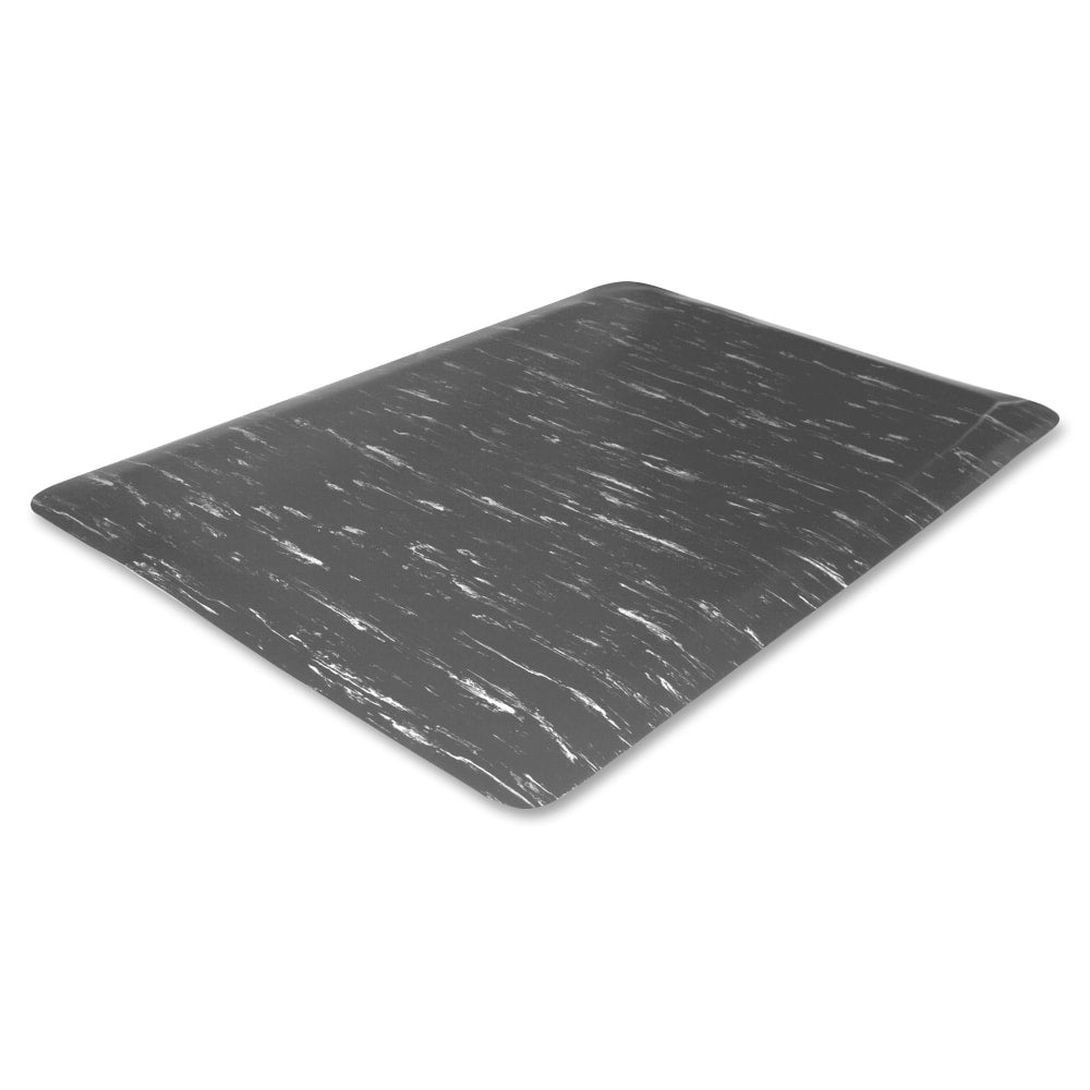 Genuine Joe Anti-Fatigue Mat, 3ft x 5ft, Gray Marble