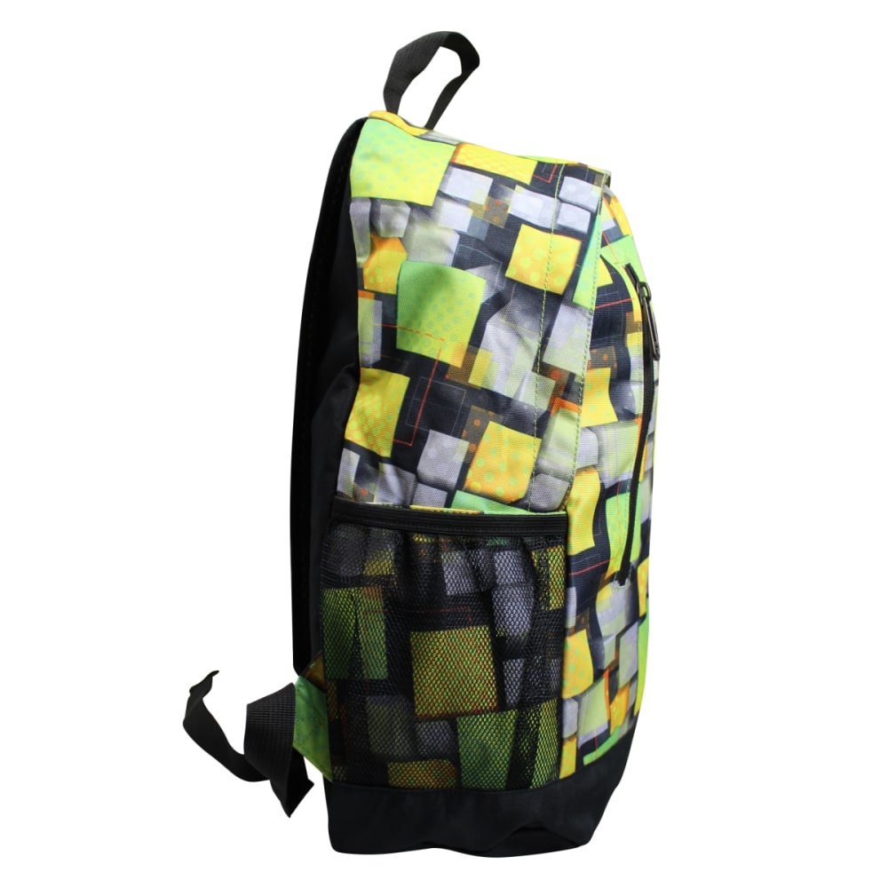 Volkano Two Squared Backpacks, Green, Pack Of 10 Backpacks