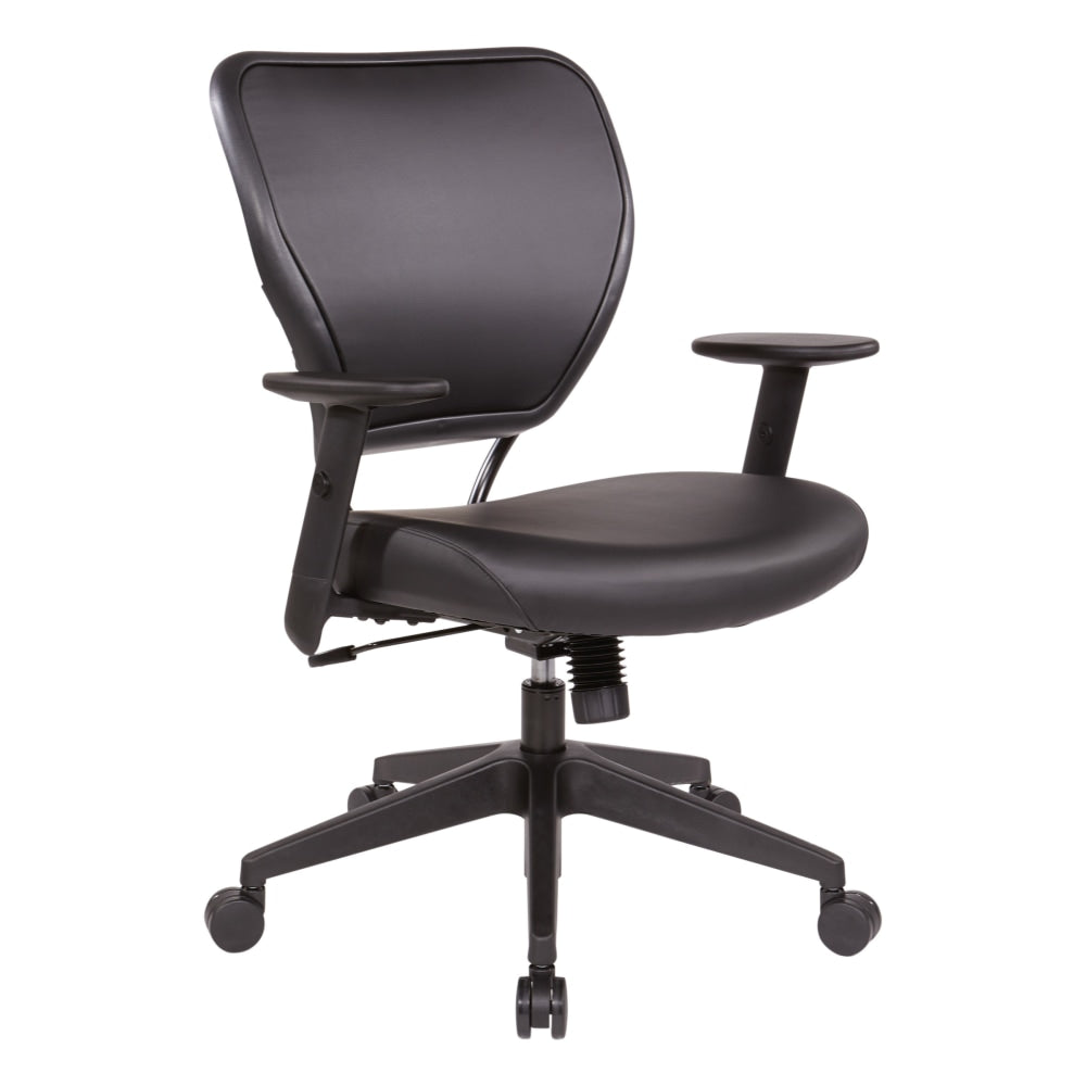 Office Star Space Seating 55 Series Antimicrobial Task Chair, Black