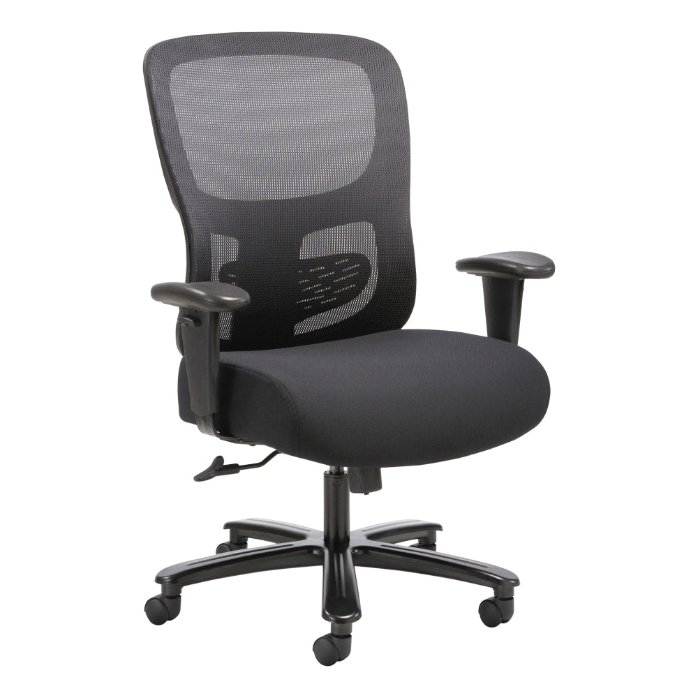 HON Sadie Ergonomic Fabric/Bonded Leather High-Back Task Chair, Black