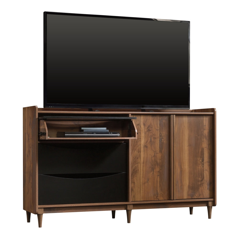 Sauder Harvey Park Entertainment Credenza For 55in Televisions, Grand Walnut