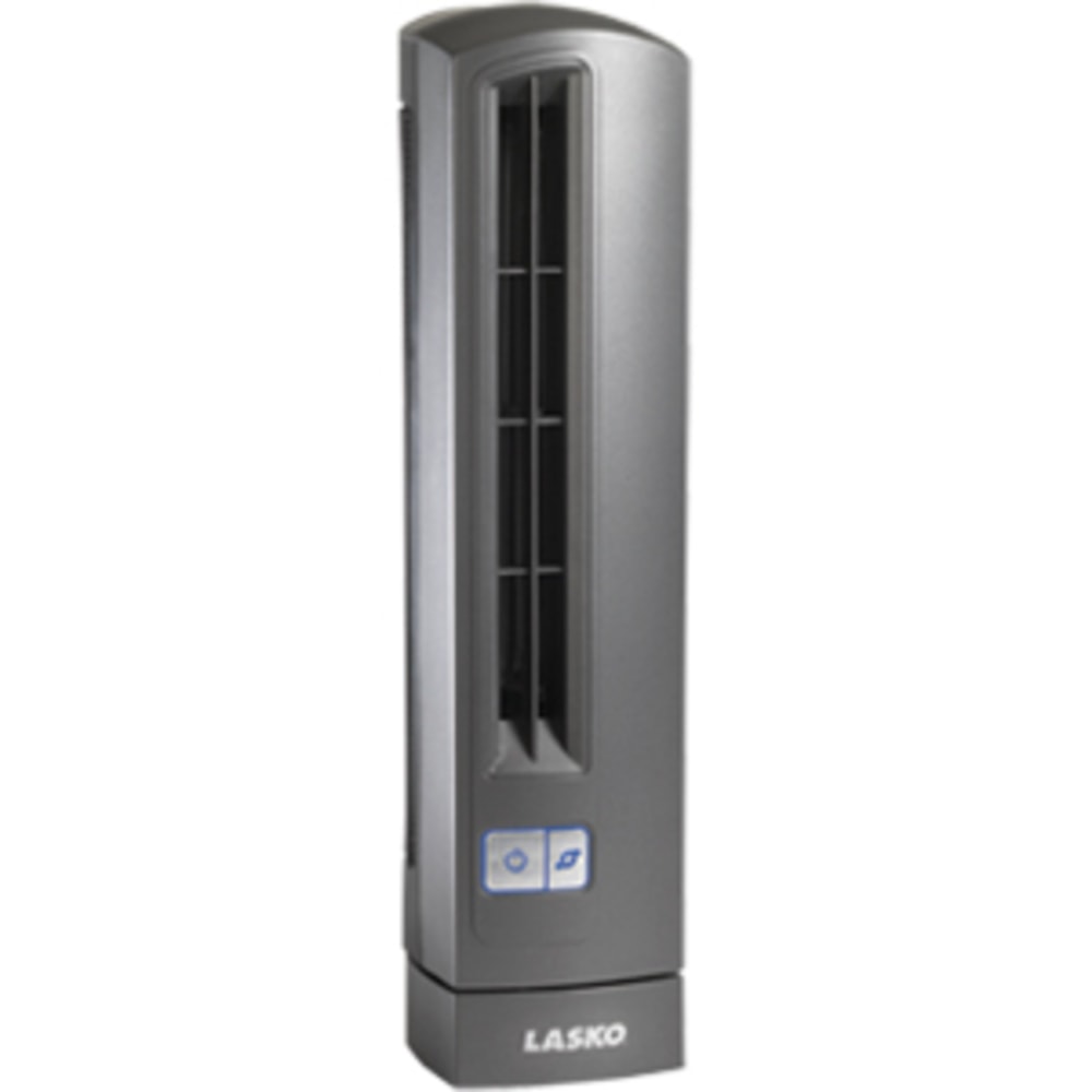 Lasko Air Stick Oscillating Fan, 14.13inH x 3.25inW x 4inD, Gray