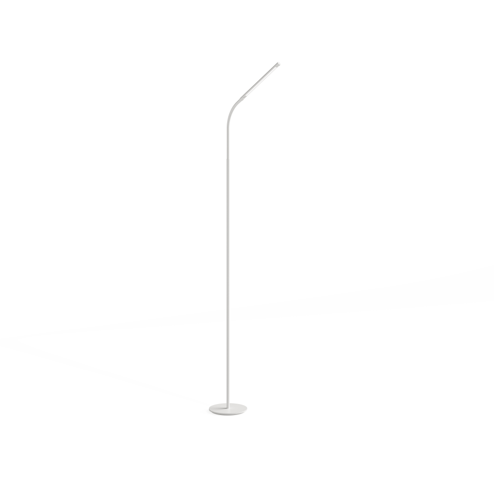 Safco Resi LED Floor Lamp, 60inH, White