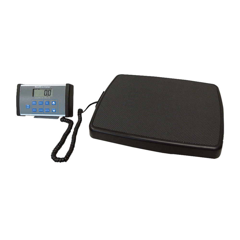 Health O meter Professional Remote Digital Scale, Black/Gray