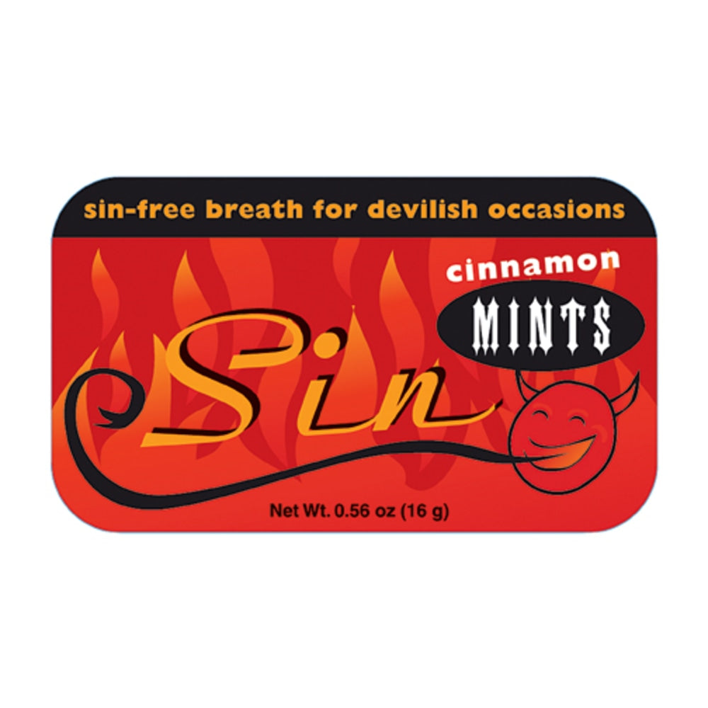 AmuseMints Sugar-Free Mints, Sin, 0.56 Oz, Pack Of 24