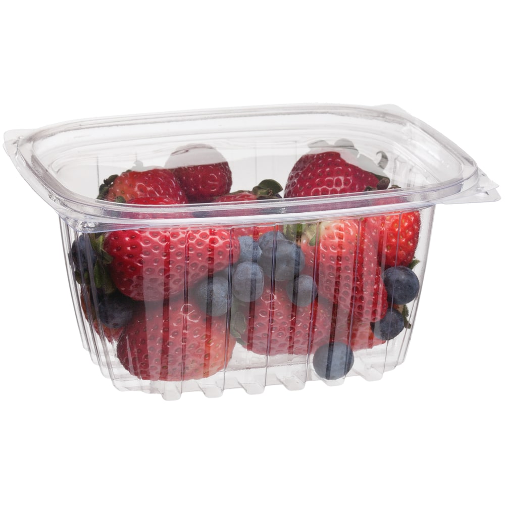 Eco-Products Rectangular Deli Containers, 16 Oz, Clear, Pack Of 300 Containers