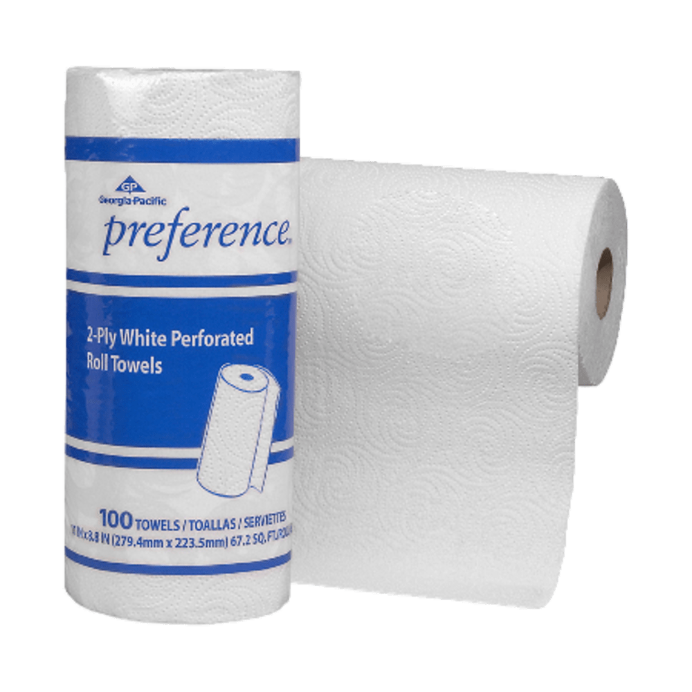 Georgia-Pacific by GP PRO Preference 2-Ply Paper Towels, Roll Of 100 Sheets