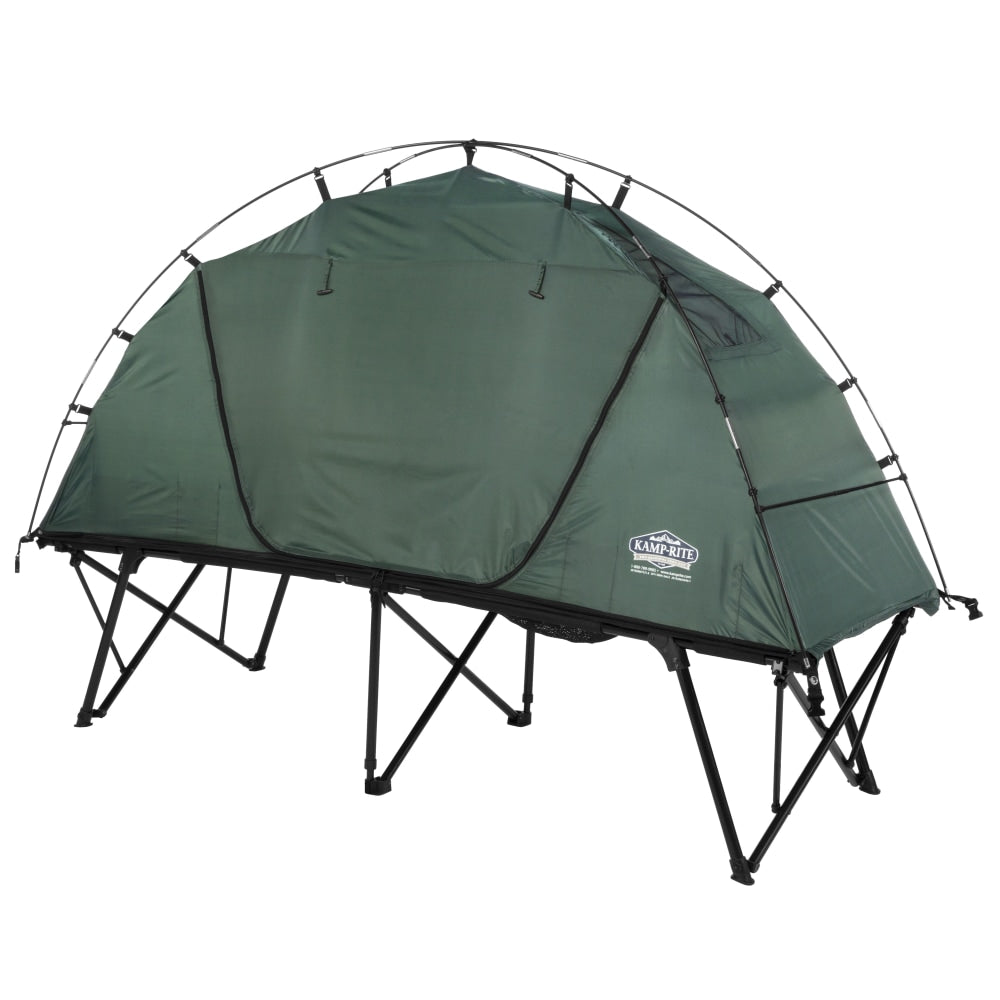 Kamp-Rite Standard Compact Tent Cot, 57inH x 79inW x 29inD, Green