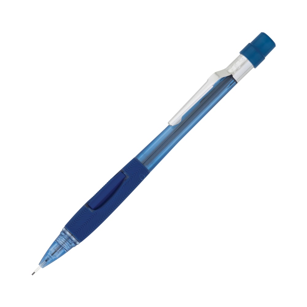 Pentel Quicker-Clicker Mechanical Pencil, 0.7 mm, Transparent Blue