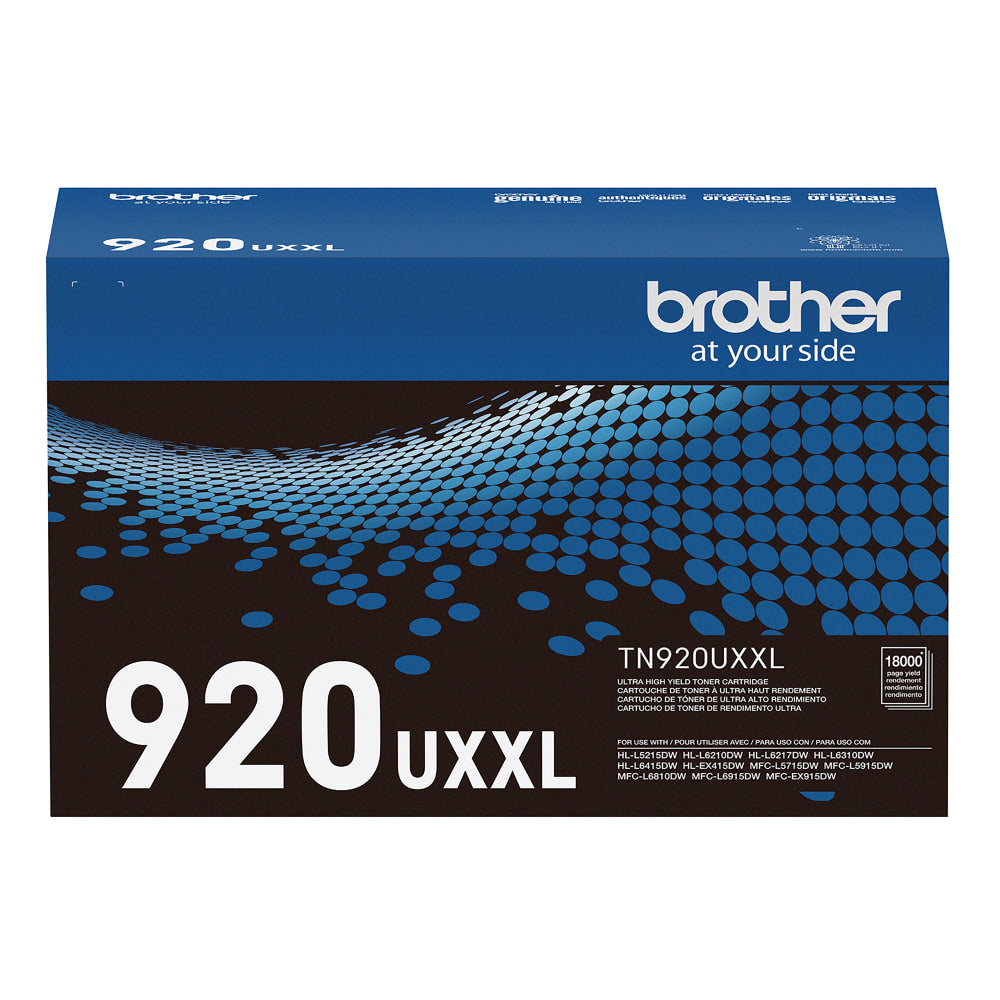 Brother Genuine Black Ultra-High Yield Toner Cartridge, (TN920UXXL)