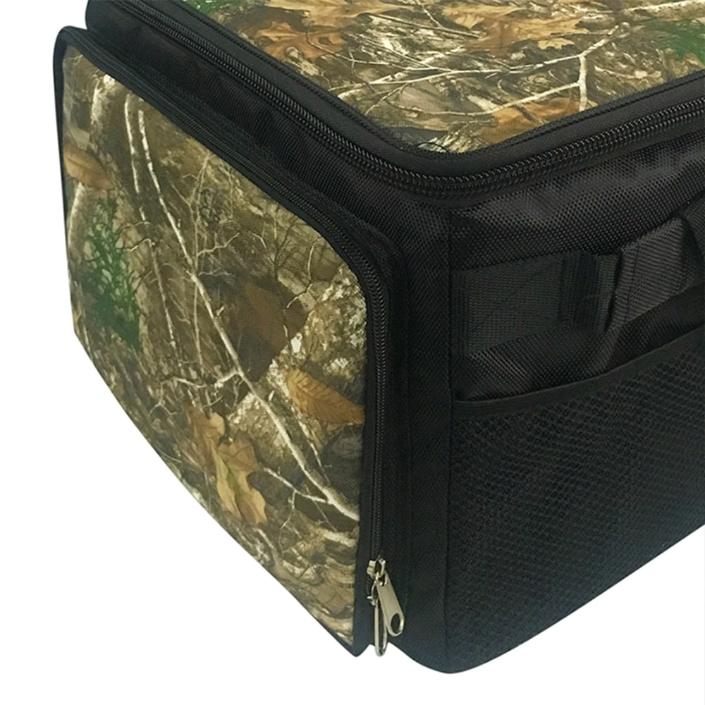 Brentwood Kool Zone 30-Can Insulated Cooler Bag With Hard Liner, 10-1/2inH x 15-3/4inW x 12-1/4inD, Realtree Edge Camo