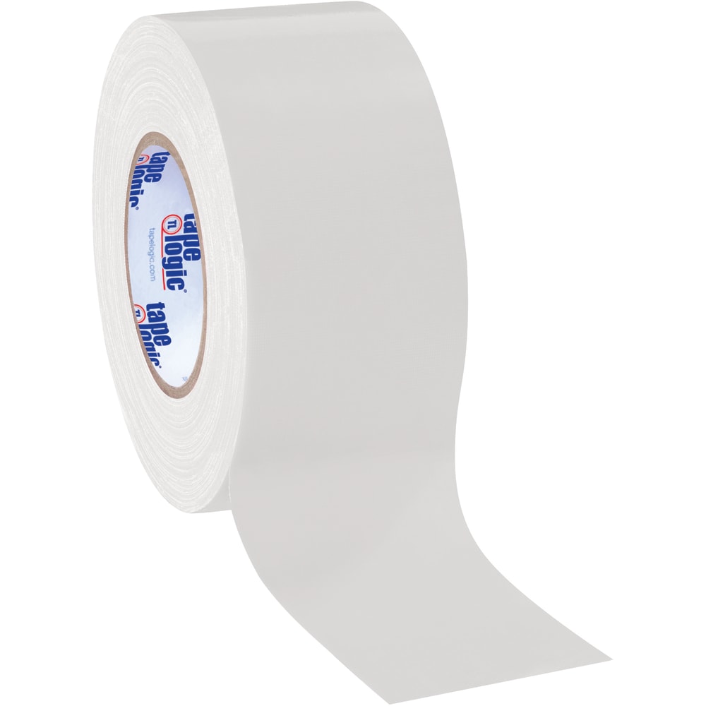 Tape Logic Color Duct Tape, 3in Core, 3in x 180ft, White, Case Of 3