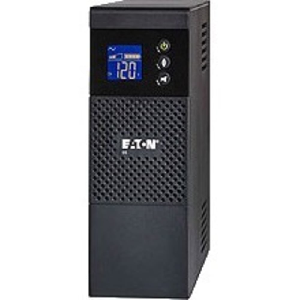 Eaton 5S UPS 1000VA 600 Watt 120V LCD Line-Interactive Battery Backup ECO USB - Tower - 3 Minute Stand-by - 110 V AC Input - 115 V AC Output - 10 x NEMA 5-15R