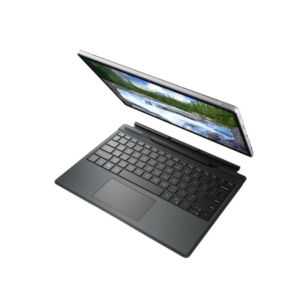 Dell Travel Keyboard - Keyboard - with touchpad - POGO pin - QWERTY - US - light apollo - for Latitude 7320 Detachable