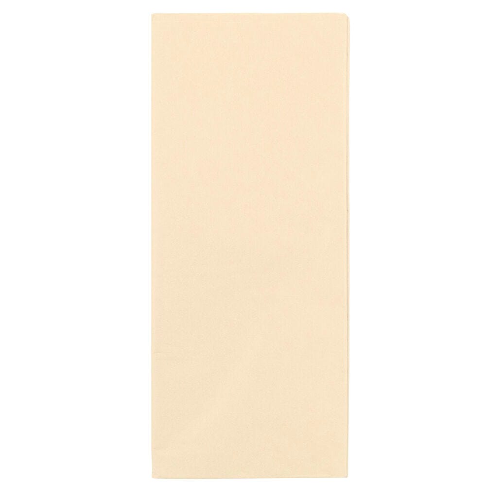 JAM Paper Tissue Paper, 26inH x 20inW x 1/8inD, Ivory, Pack Of 10 Sheets