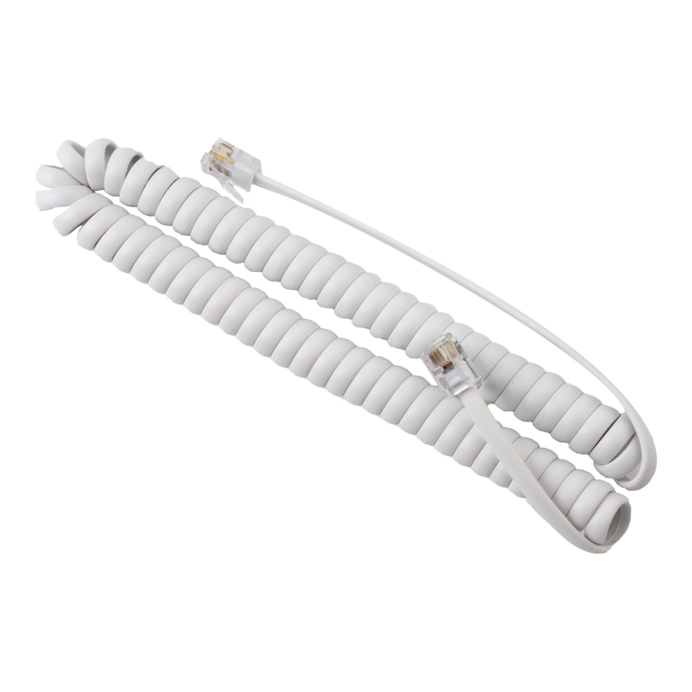 Cisco Spare Handset Cord for Cisco IP Phone 8800, DX600 Series, White - Phone Cable for Phone - White