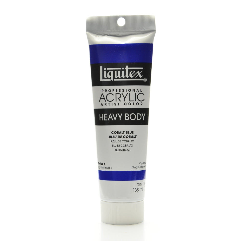 Liquitex Heavy Body Professional Artist Acrylic Colors, 2 Oz, Cobalt Blue, Pack Of 2