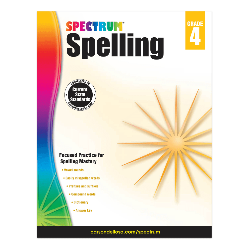 Spectrum Spelling, Grade 4