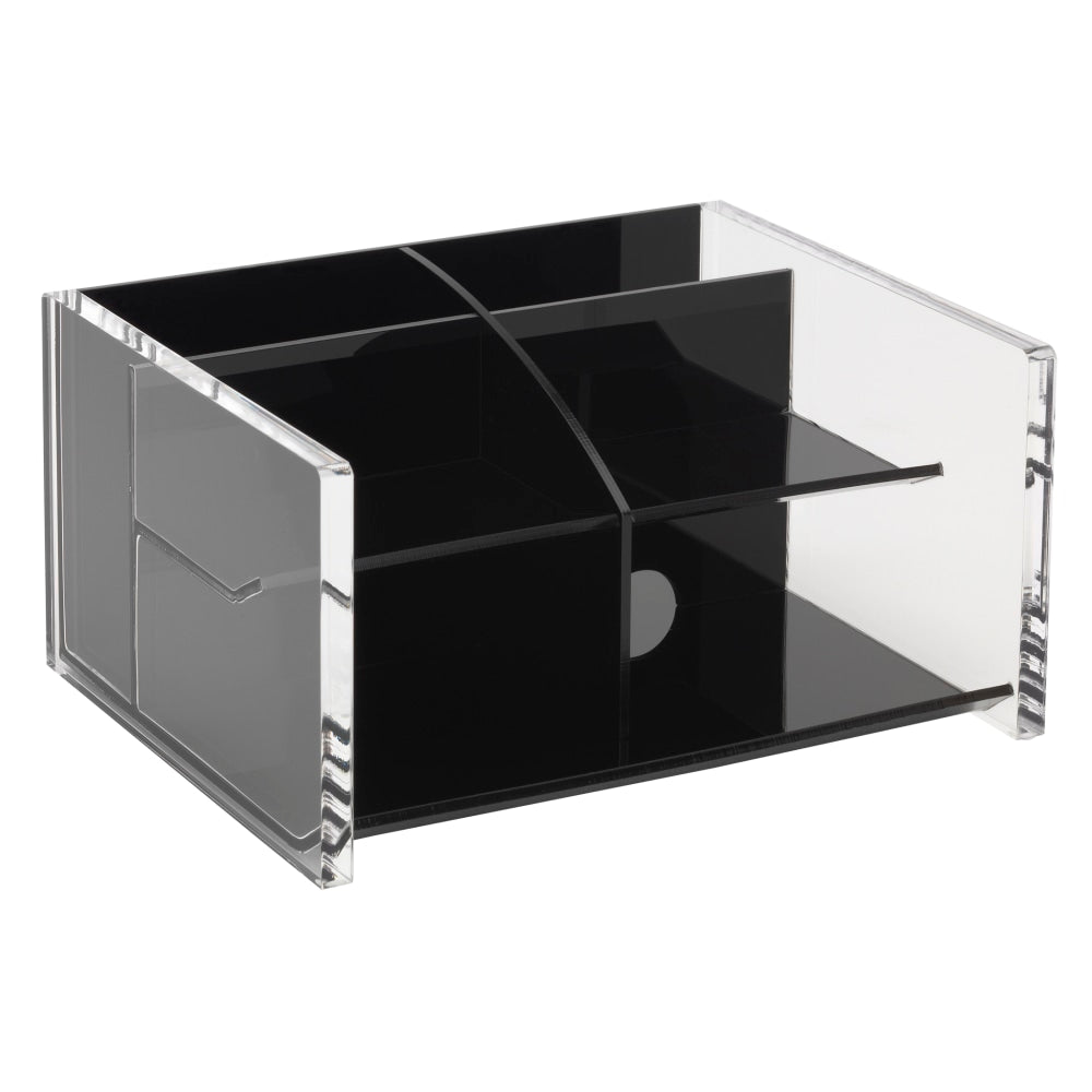 Realspace Black Acrylic Desk Organizer