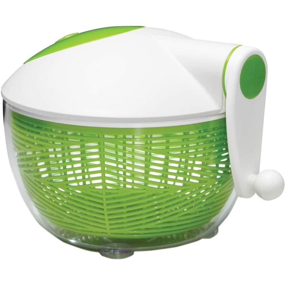 Starfrit Salad Spinner - Salad Spinner - Serving - Dishwasher Safe - Green/White