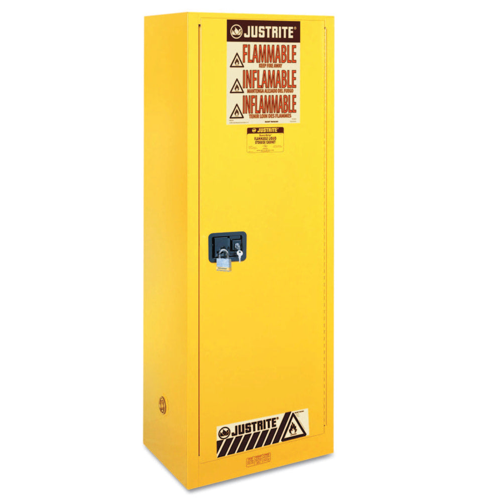 Sure-Grip EX Slimline Flammable Safety Cabinet, 22 Gallon